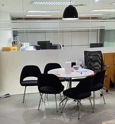 Modern kitchen and refreshment area for office users